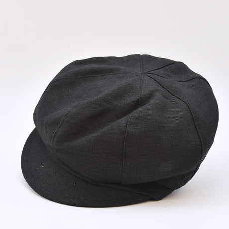 Gavroche linen Cap - Black