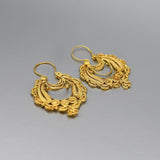 Gold-plated Silver Earrings 0.5 oz - 1.6''