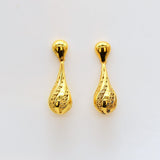 Gota de Luz I Boucles d'oreilles en argent doré