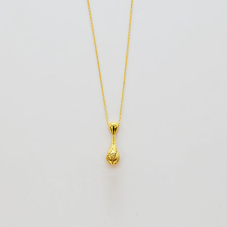 Gota de Luz I Collier en argent doré