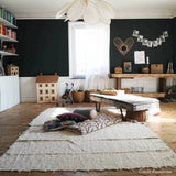 Handmade Cotton Rug - Off white