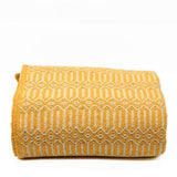 Hexa I Coton Blanket - Orange