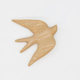 Hirondelle en céramique - Beige