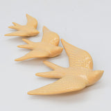 Hirondelle en céramique - Beige