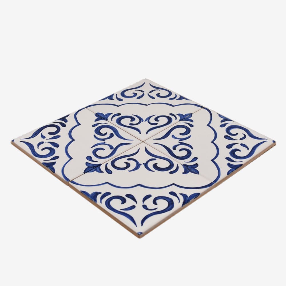 Joined Tile Panel of 4 azulejos 12X12''