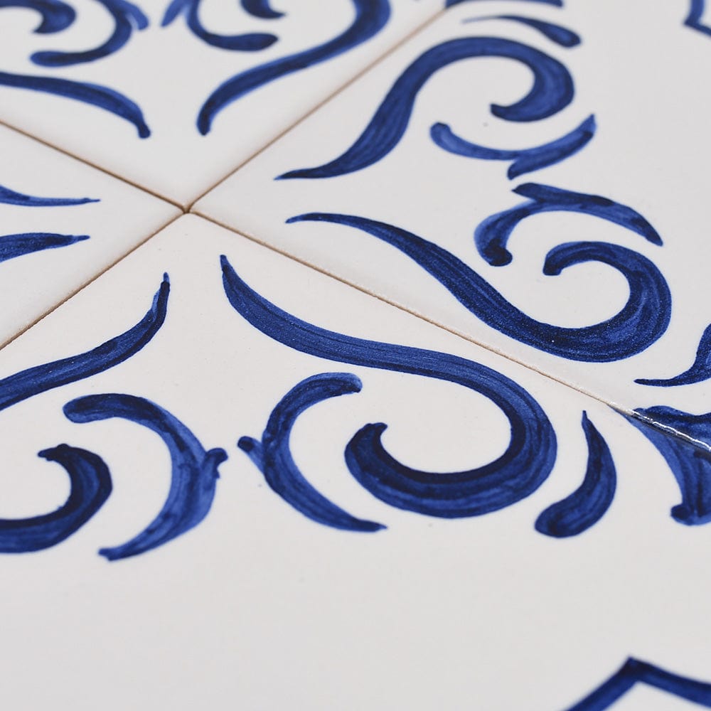 Joined Tile Panel of 4 azulejos 12X12''
