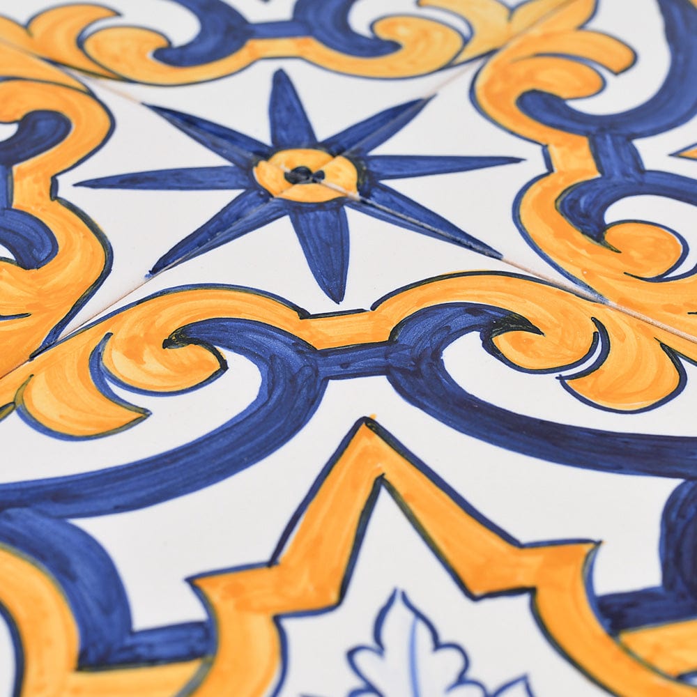 Joined Tile Panel of 4 azulejos 12X12''