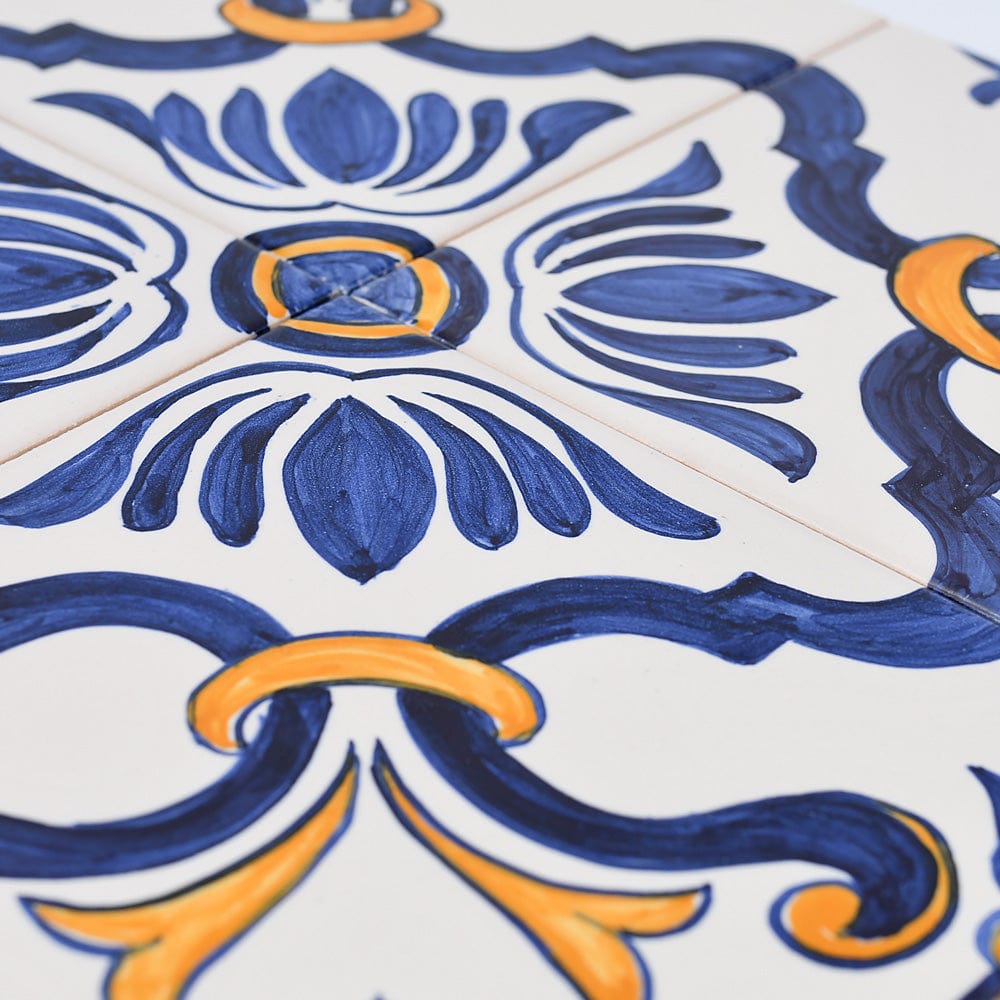 Joined Tile Panel of 4 azulejos 12X12''