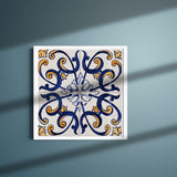 Joined Tile Panel of 4 azulejos 12X12''