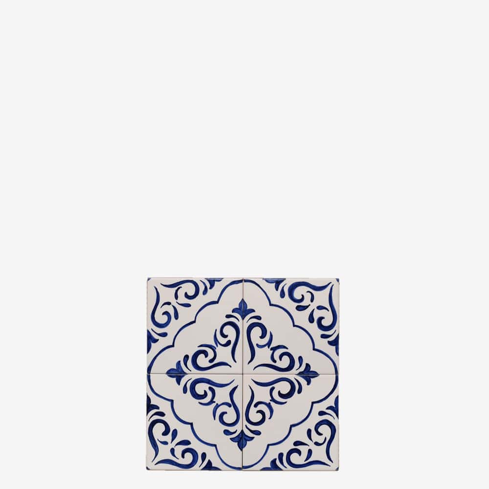 Joined Tile Panel of 4 azulejos 12X12''