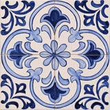 Joined Tile Panel of 4 azulejos 12X12''