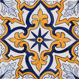 Joined Tile Panel of 4 azulejos 12X12''