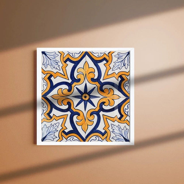 Joined Tile Panel of 4 azulejos 12X12''