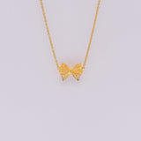 Laço I Gold-plated Silver Necklace 0.2 oz
