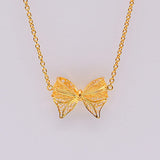 Laço I Gold-plated Silver Necklace 0.2 oz
