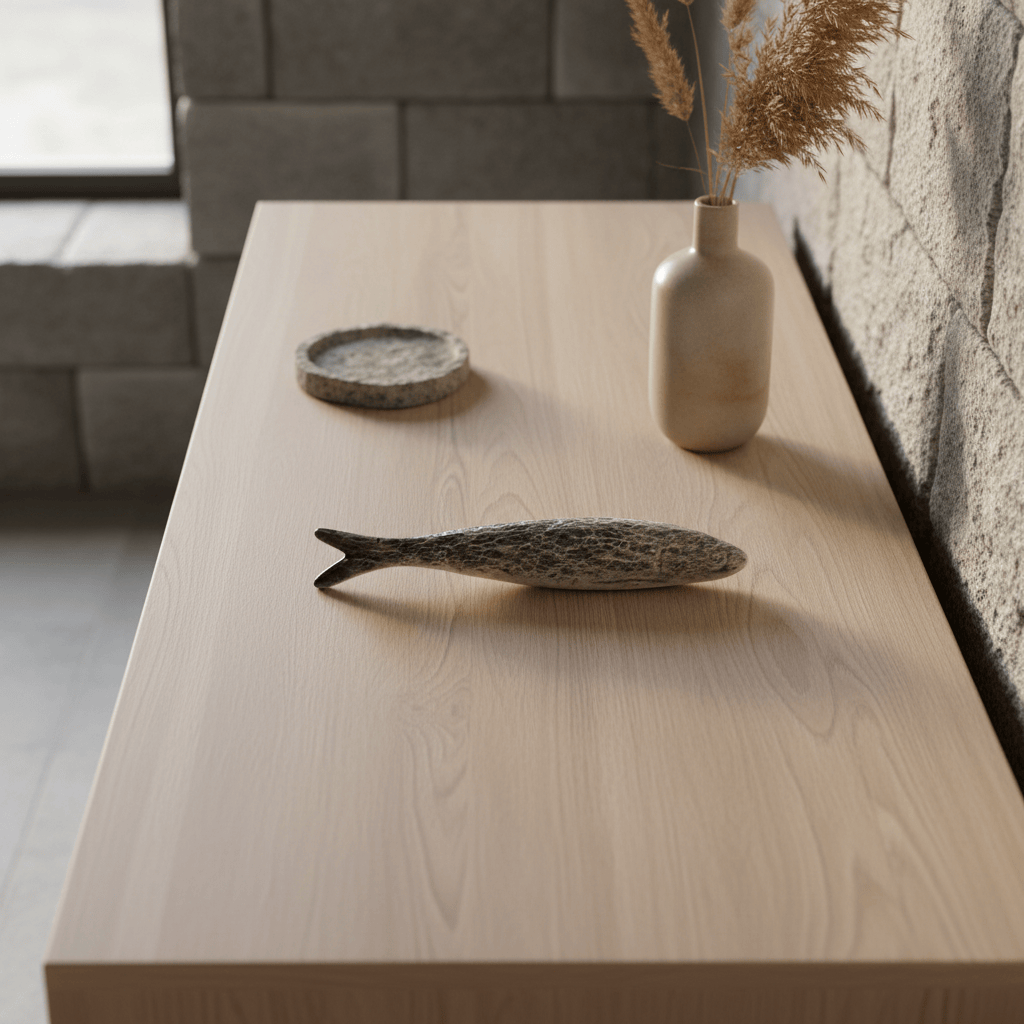 Lifelike Ceramic Sardine