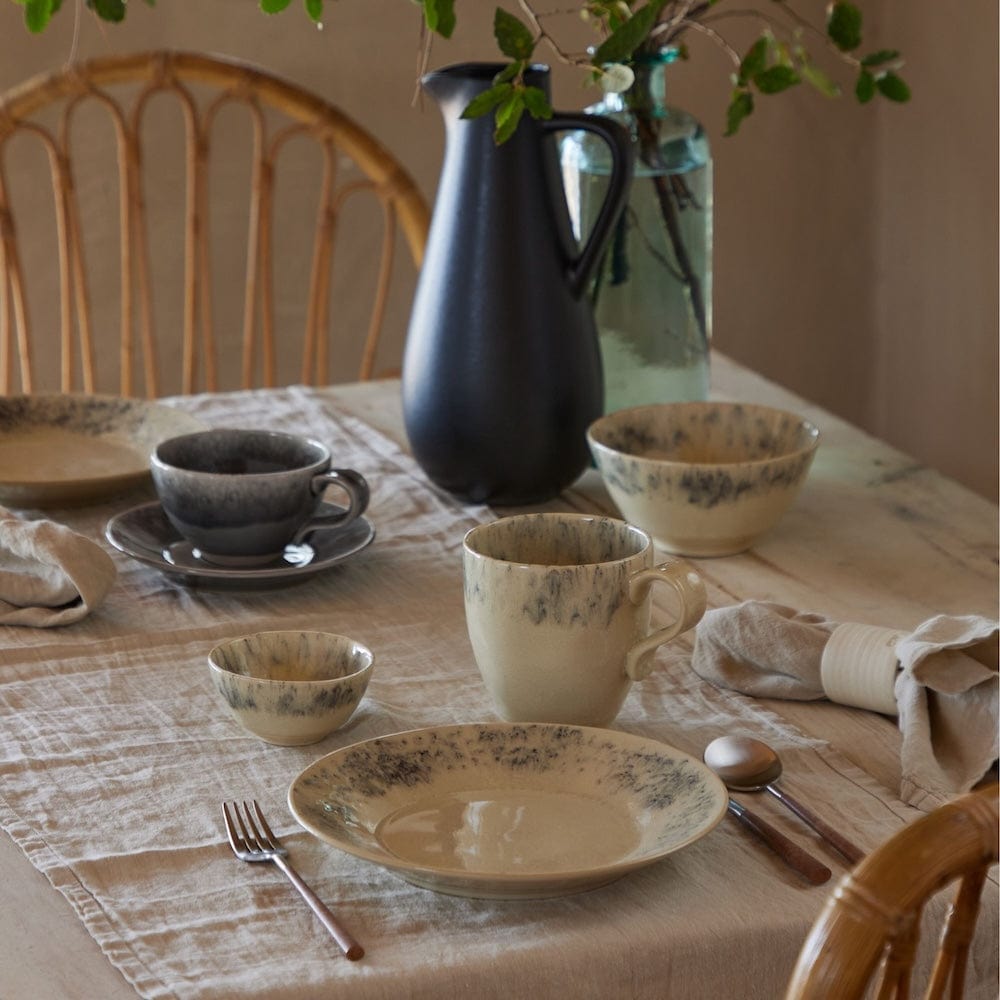 Madeira I Stoneware Dessert/Salad Plate - Beige