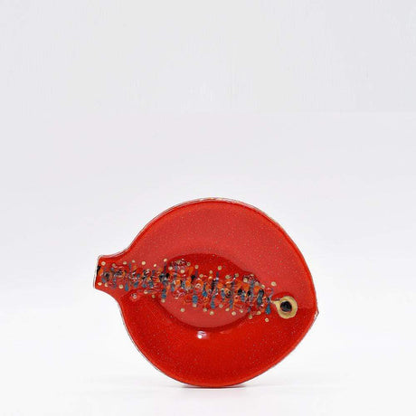 Marinha Grande | Glass Plate - 7.5" - Red