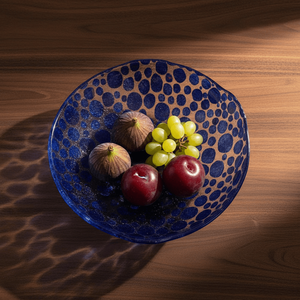 Marinha Grande I Glass Salad Bowl - 11"