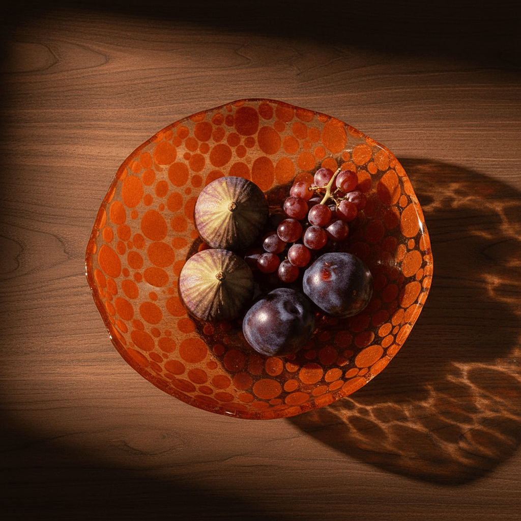 Marinha Grande I Glass Salad Bowl - 11"