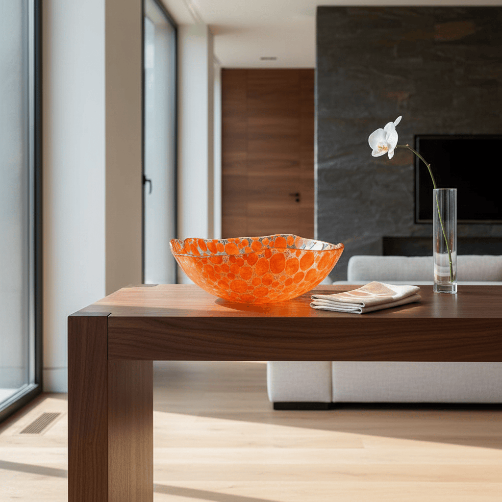 Marinha Grande I Glass Salad Bowl - 11"