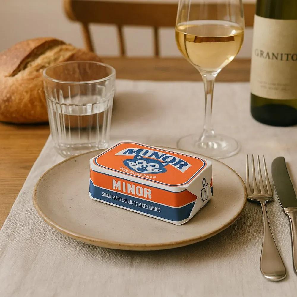 Minor I Canned Small Mackerels in Tomato Sauce