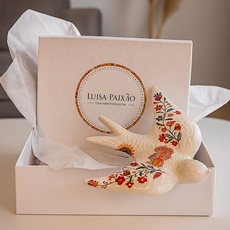 Namorados Pattern I Ceramic Swallow Gift Set