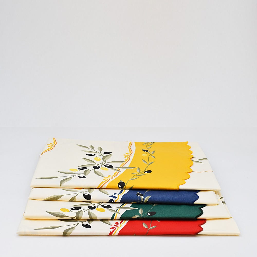 Nappe en coton "Azeitona" - Jaune