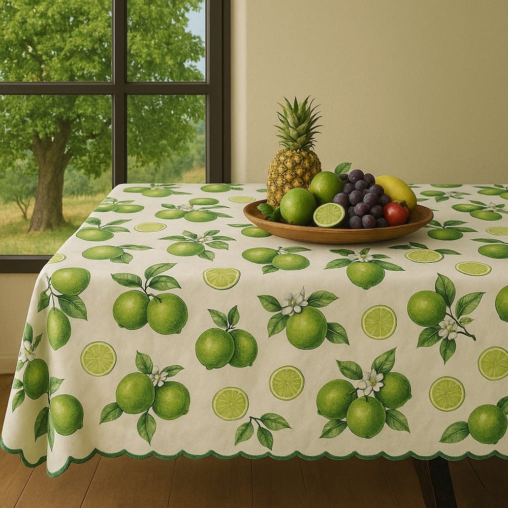 Nappe en coton "Limão" - Verte