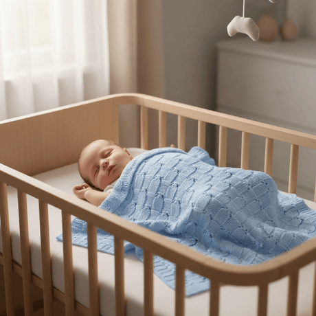Newborn Baby Blanket – Blue