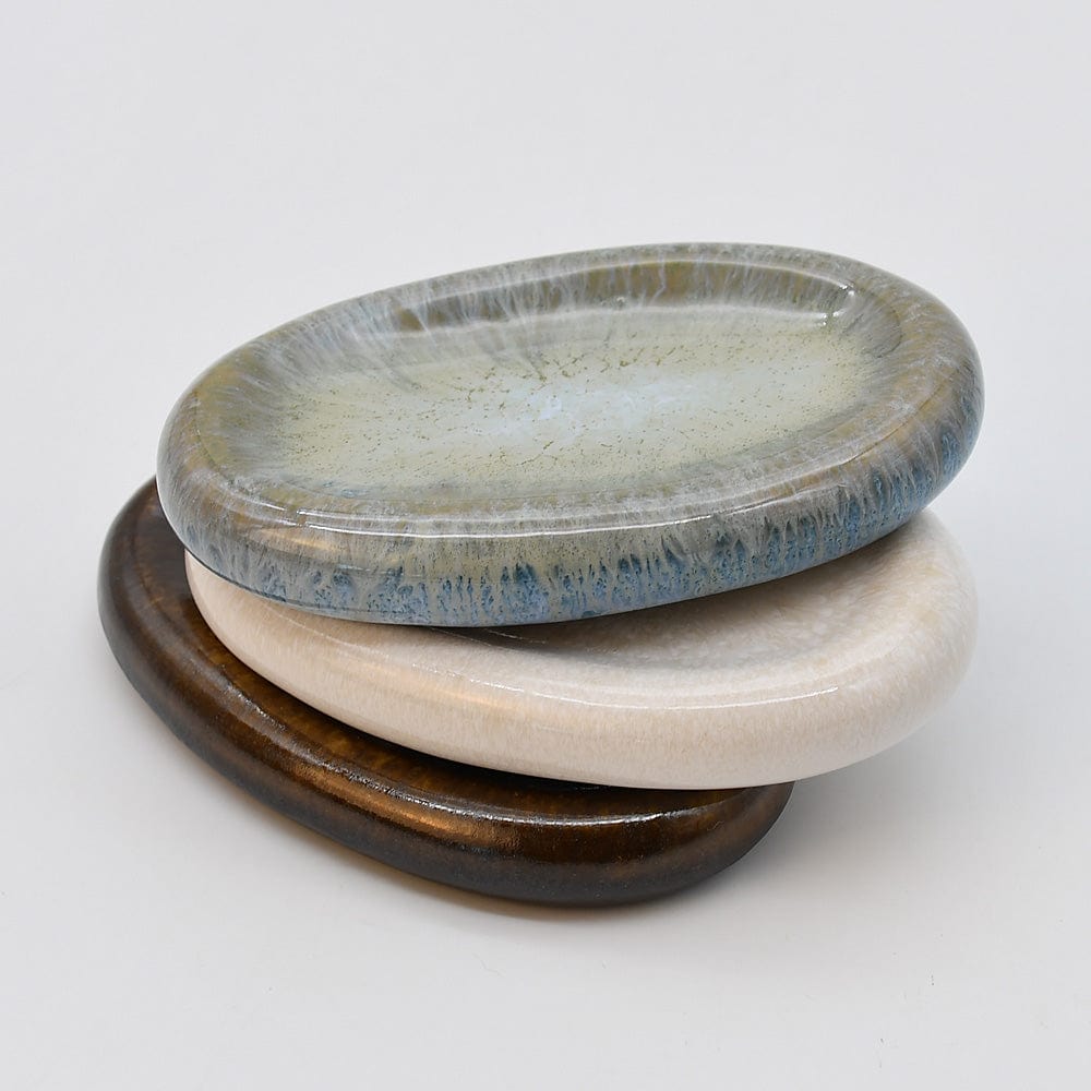 Onyx I Small Stoneware Serving Dish - Brown