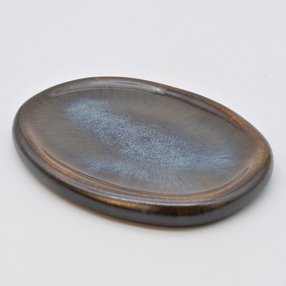 Onyx I Stoneware Serving Plater - Brown