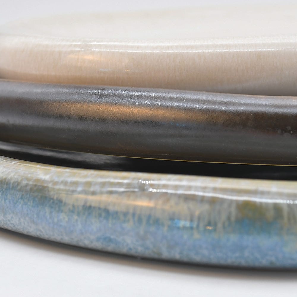 Onyx I Stoneware Serving Plater - Brown