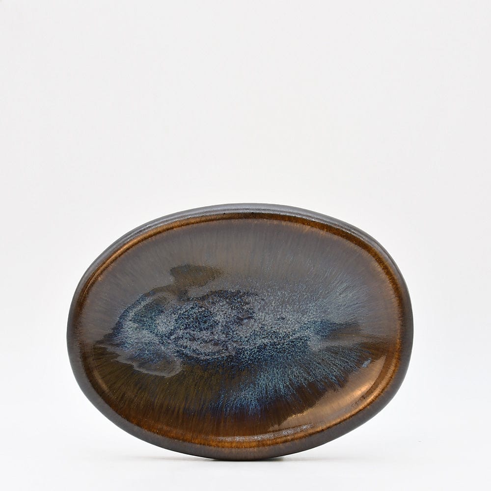 Onyx I Stoneware Serving Plater - Brown
