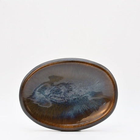Onyx I Stoneware Serving Plater - Brown