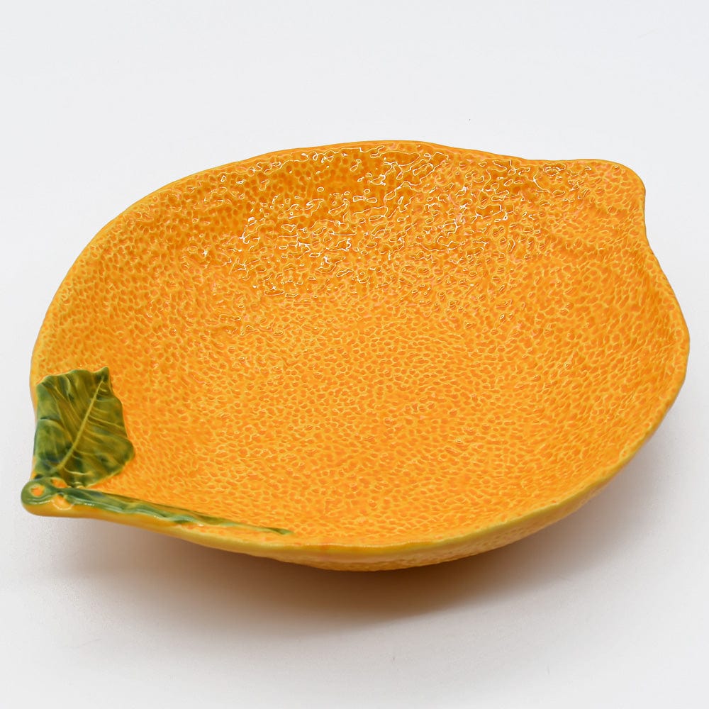 Orange-shaped Ceramic Dinner Plate