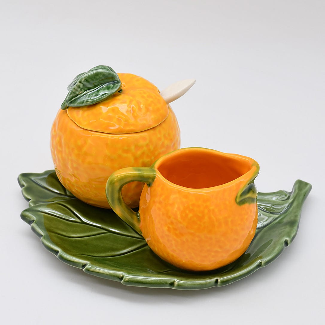 Orange-Shaped Teas Set