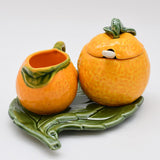 Orange-Shaped Teas Set