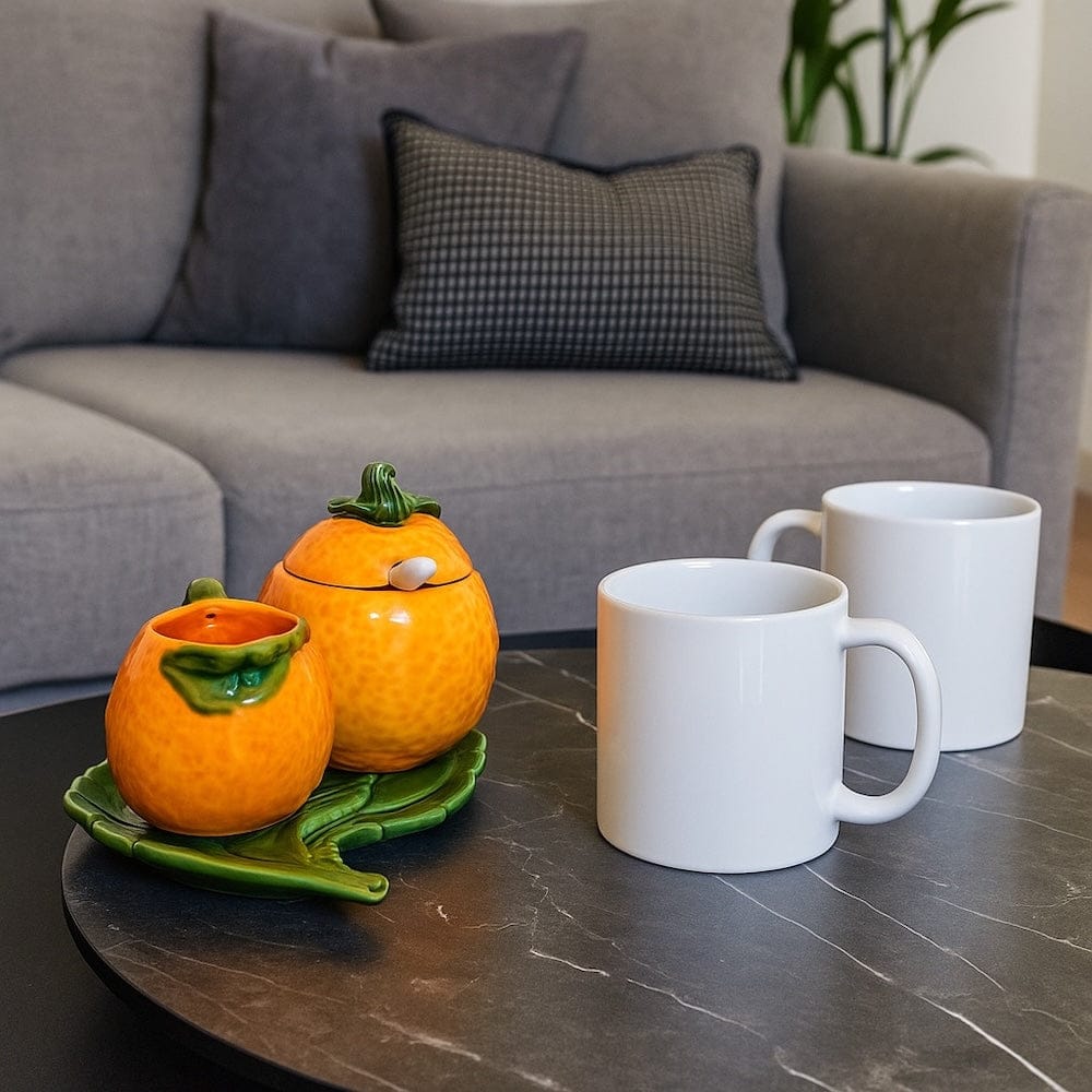 Orange-Shaped Teas Set