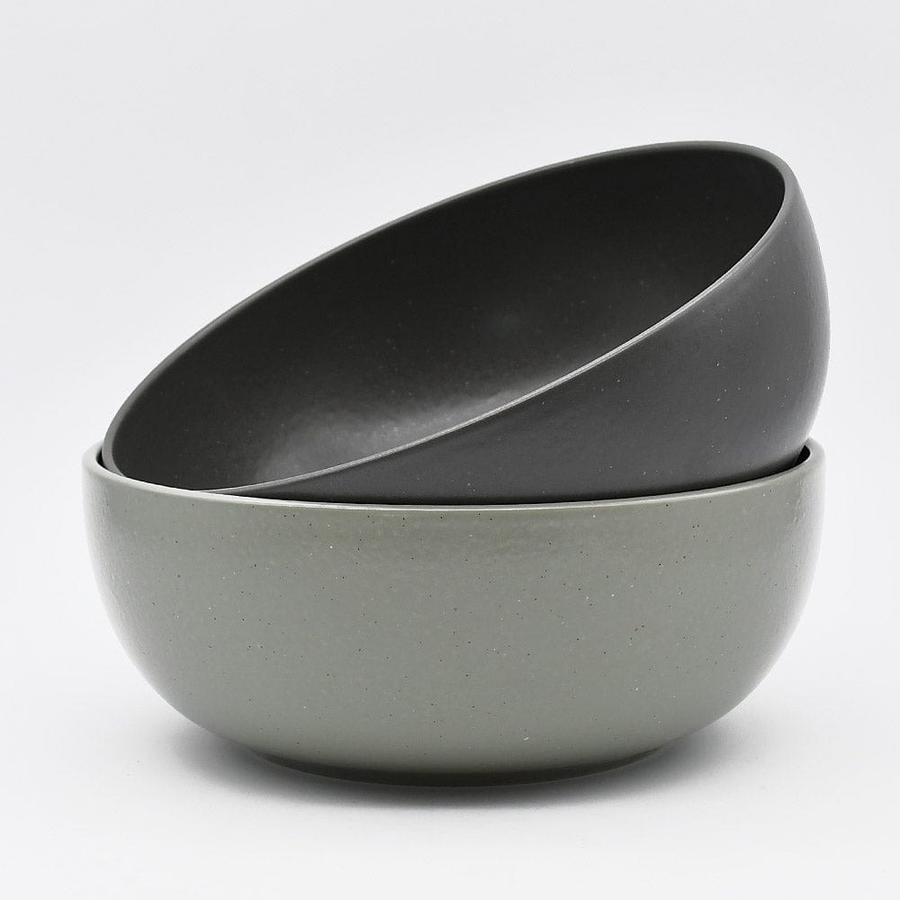 Pacifica I Stoneware Salad Bowl - Seed Grey