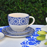 Padrão I Ceramic Large Mug - Blue