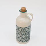 Padrão I Ceramic Oil Carafe - Green