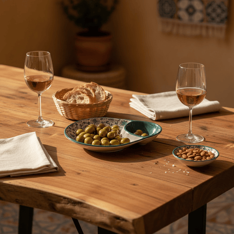 Padrão I Ceramic Olive Dish - Green