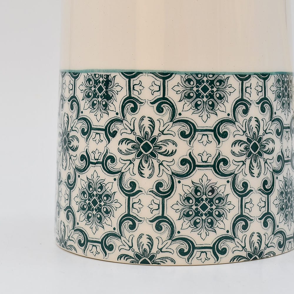 Padrão I Ceramic Pitcher - Green