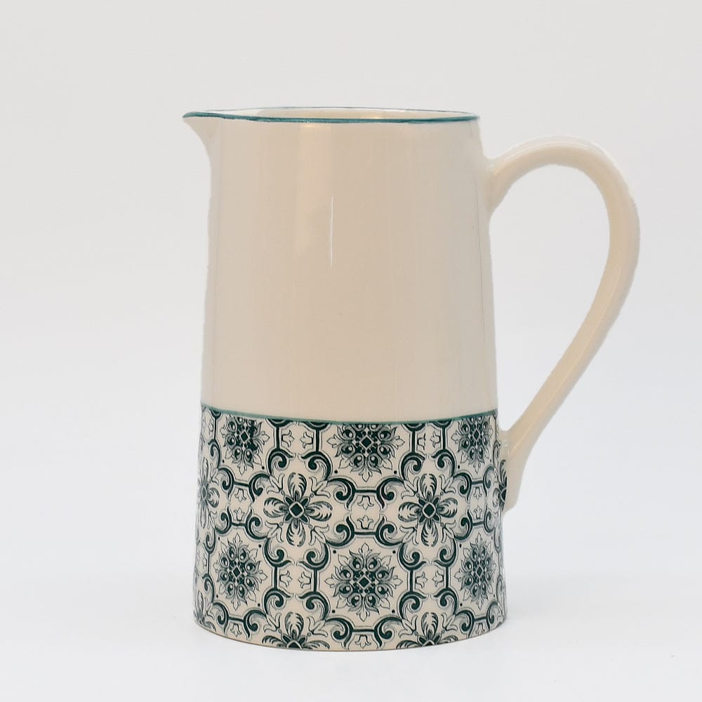 Padrão I Ceramic Pitcher - Green