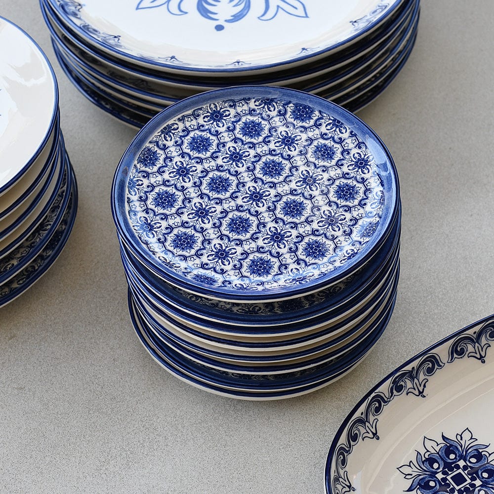 Padrão I Ceramic Plate 4.7'' - Blue