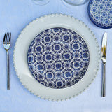 Padrão I Ceramic Plate 7.9'' - Blue