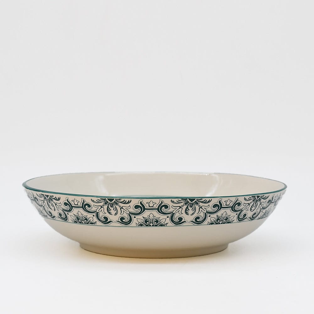 Padrão I Ceramic Salad Bowl - Green