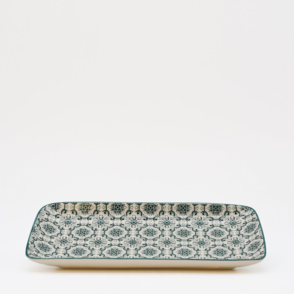 Padrão I Ceramic Serving Dish 11.2'' - Green