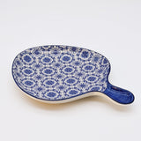 Padrão I Ceramic Serving Dish - Blue